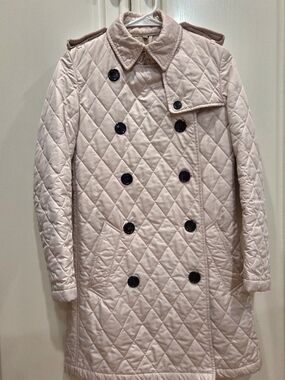 Authentic Burberry London Quilted Double Coat